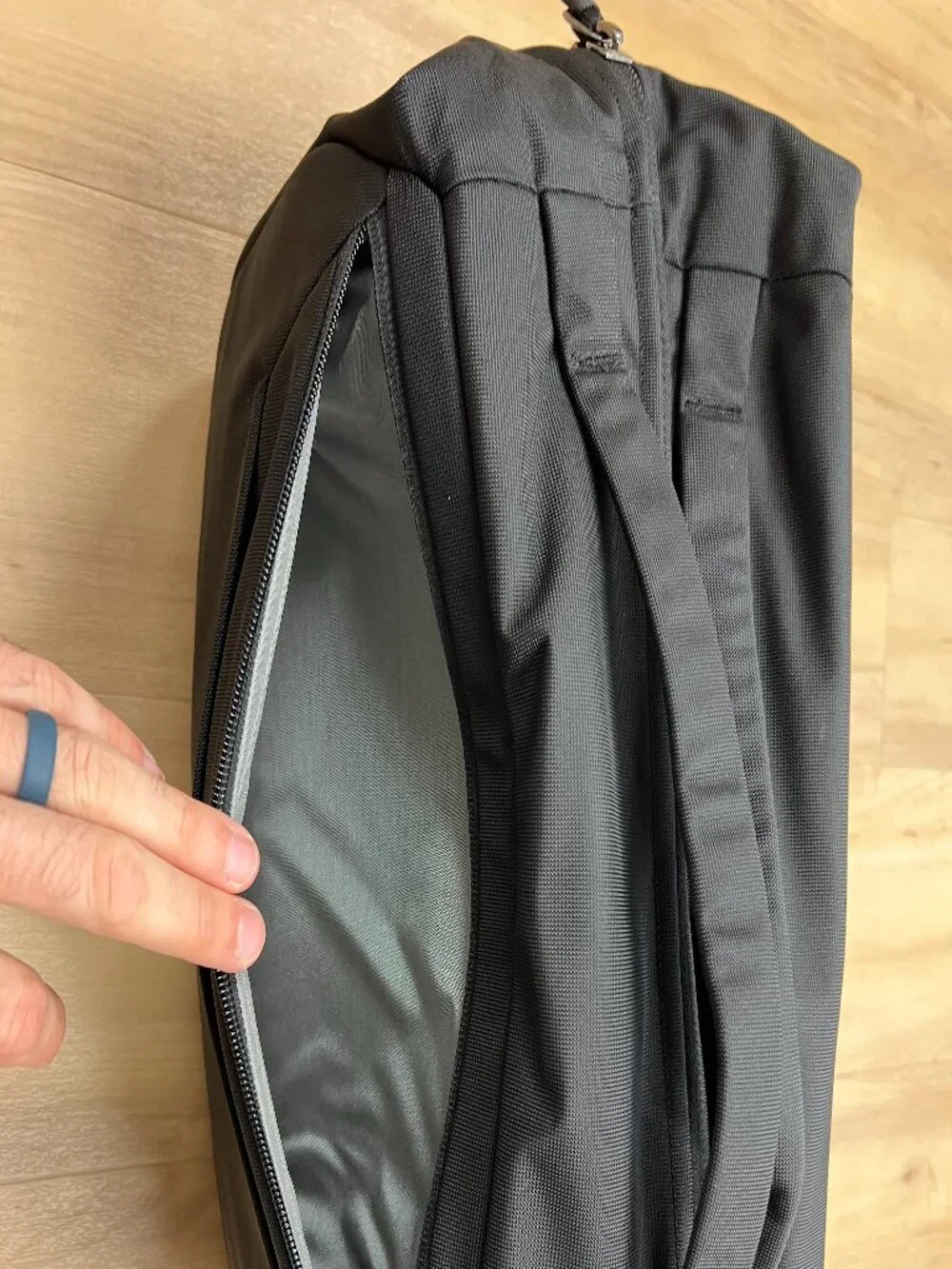 Evergoods Transit Duffel TD25 solution black 840D nylon duffle travel bag